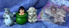 1990'S JUNGLE BOOK MCDONALD'S HAPPY MEAL TOYS-JUNIOR ELEPHANT 2 , BALOO  MOWGLI
