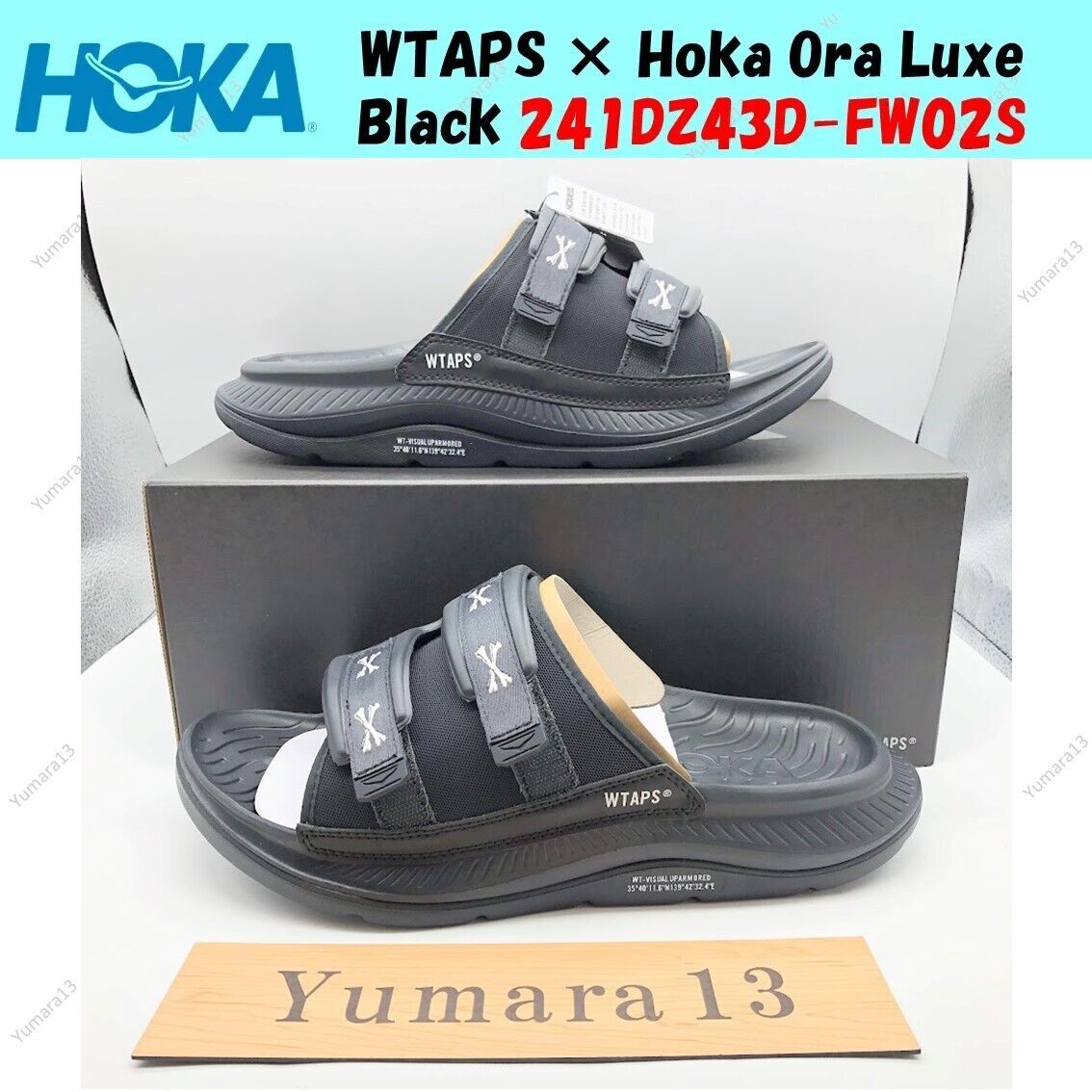 WTAPS × Hoka Ora Luxe Black 241DZ43D-FW02S Men's Size | eBay WTAPS × Hoka Ora Luxe Black 241DZ43D-FW02S Men's Size | eBay