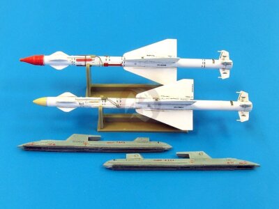 Plus Model 1/48 Vympel R-23R (AA-7A Apex) Russian SARH AA Missile w/APU AL4019