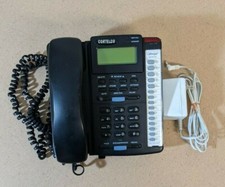 Cortelco 222000-TP2-27E Colleague Office Phone Caller ID Two Lines Power Cord