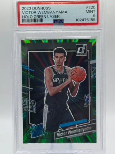 2023-24 Panini Donruss - Rated Rookie #220 Victor Wembanyama (RC) PSA 9