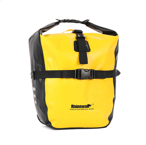 Rhinowalk 20L Fahrradkoffertasche Fahrradkofferraum Pack Tasche erweiterbar wasserdicht Tasche - Bild 12 von 12