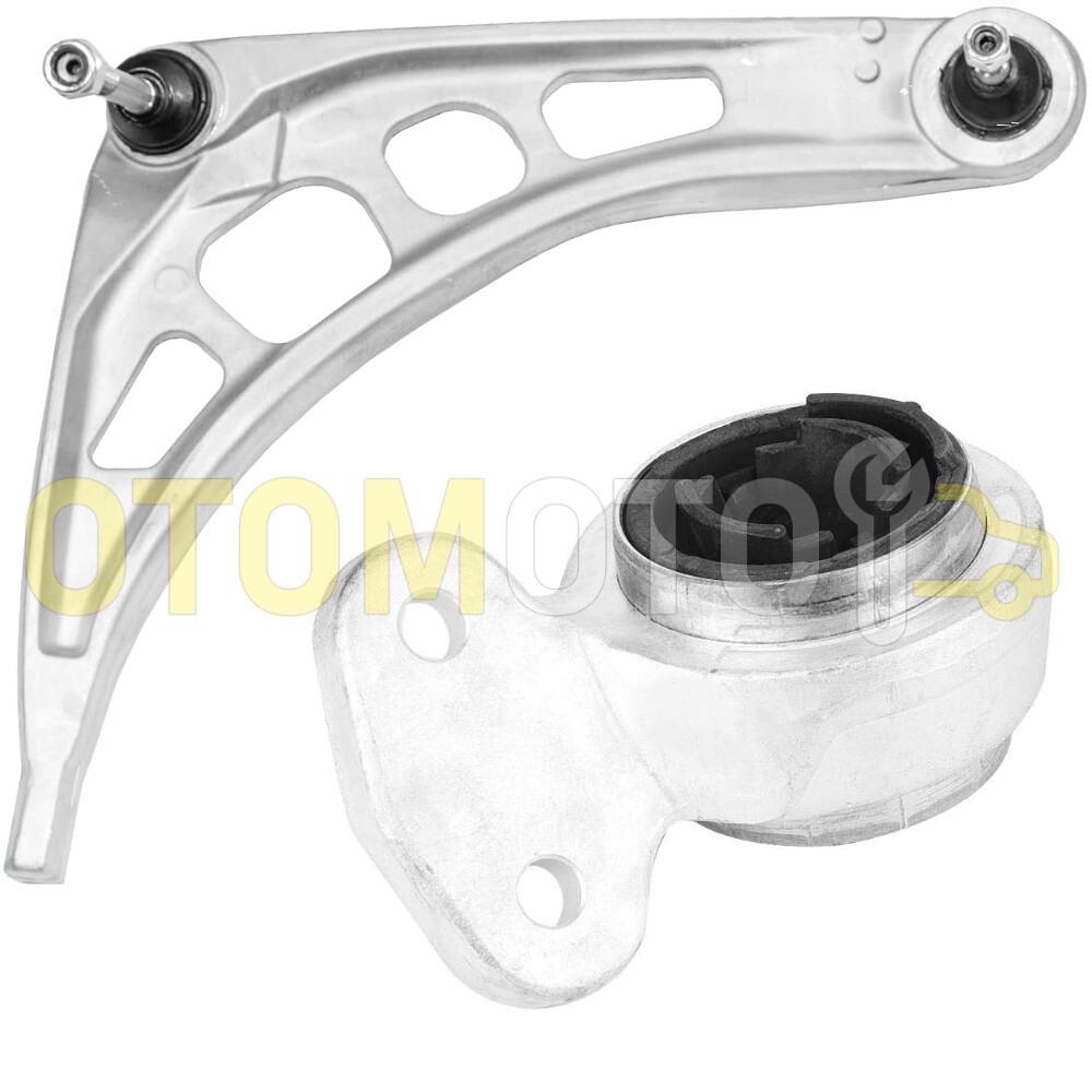 Bras de suspension avant droit inférieur avec silent bloc arrière BMW E46 320d 330i