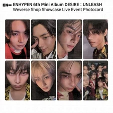 ENHYPEN 6th Mini Album Desire : Unleash Weverse Shop Showcase Live Photocard