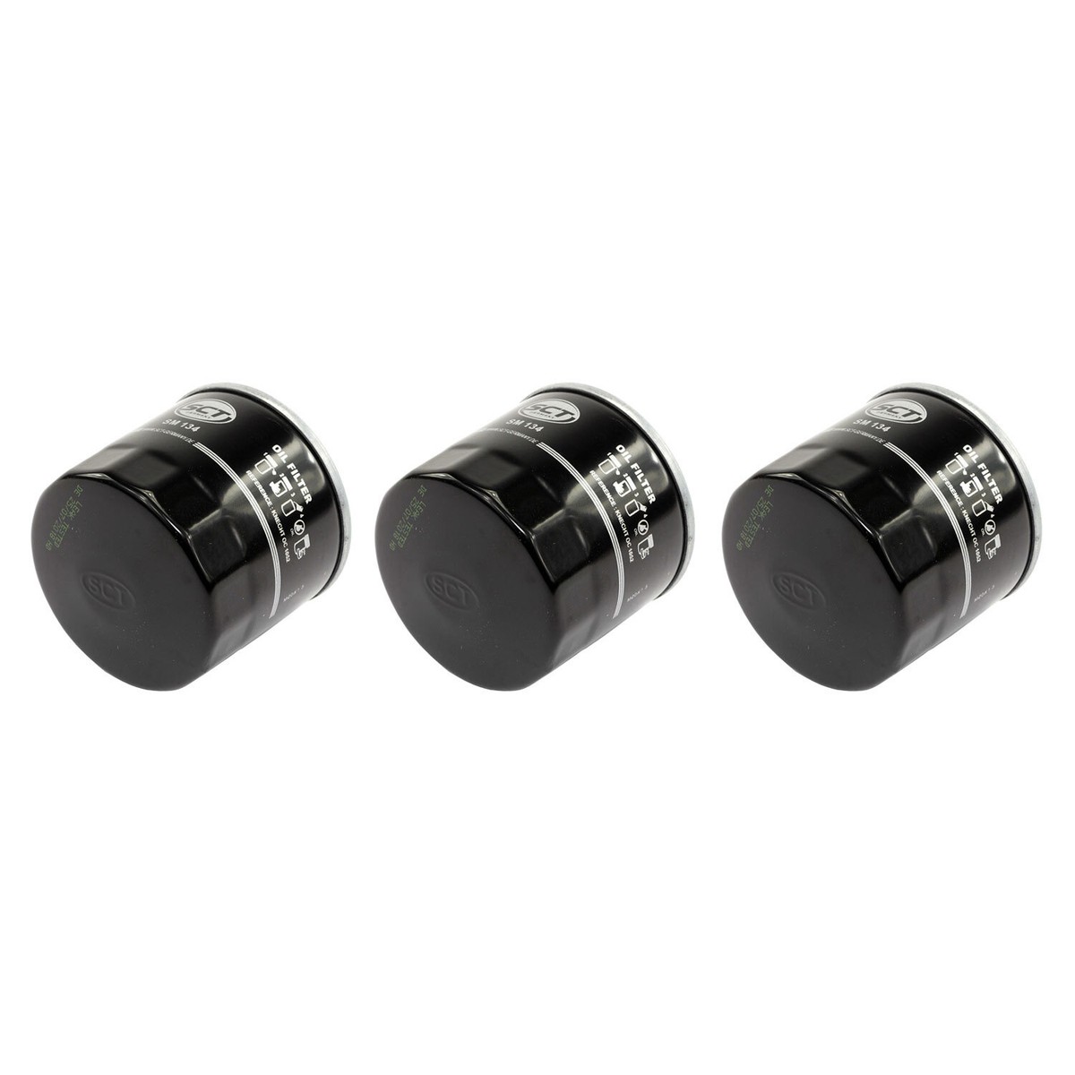 Ölfilter Set 3 Stück SCT SM134 für Ford Honda Hyundai Kia