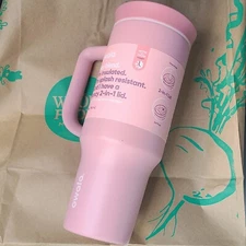 *Rosy Dreams* Owala Tumbler Exclusive Whole Foods Color 40 Oz W/ Straw Rose New