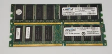 Crucial 2GB 184 Pin DIMMS 128MX64 DDR PRAM Memory