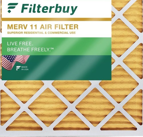 Filterbuy 20x24x2 Air Filter MERV 8 Essential Dust & Allergy Defense