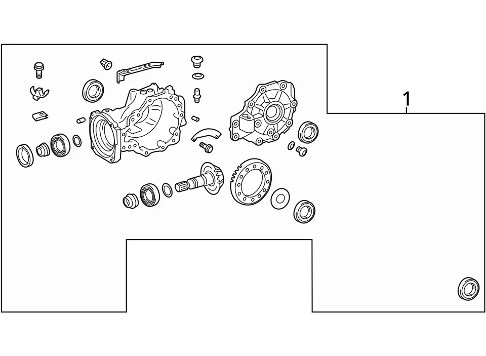 Carrier Rear Axle AWD 2.277 Ratio Fits 10-23 LEXUS RX350 , 4111048104        Foto 4 de 4