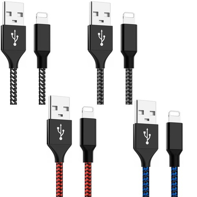 #ad Braided Fast Charger Cable Heavy Duty USB lot Cord For iPhone 14 13 12 11 X XR 8 $921.99