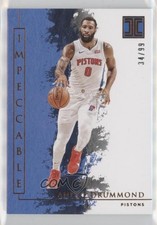 2019-20 Panini Impeccable 34/99 Andre Drummond #65 0a6