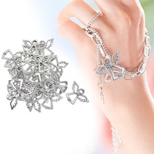 30 Pieces Angel Wing Spacer Beads Angel Wing Beads Charm Small Hole Alloy Loose