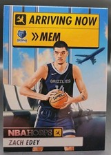 2024 Panini NBA Hoops Basketball Zach Edey RC  Arriving Now #6 Memphis Grizzlies