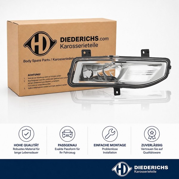 Nebelscheinwerfer Rechts Diederichs 6026088 FÜR Nissan Nebelleuchte Nebellicht-image