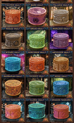 Dice Vault Tabletop Miniatures Dice RPG