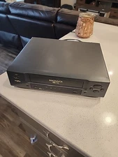 Magnavox VRT245AT01 VCR VHS Player Tested/Works No Remote