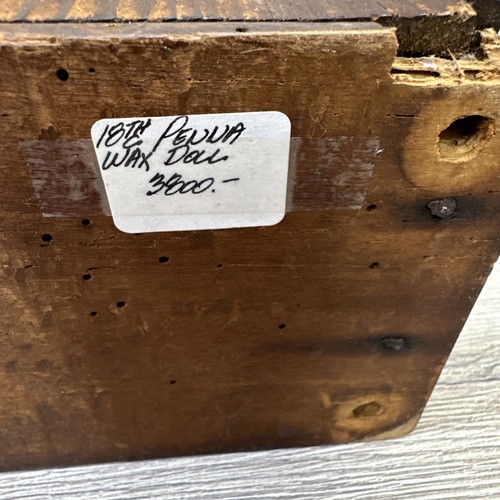 Seltenes antikes 1700er Christkind Wachs Peuva religiöses Diorama UNIKAT!! Volkskunst - Bild 15 von 24