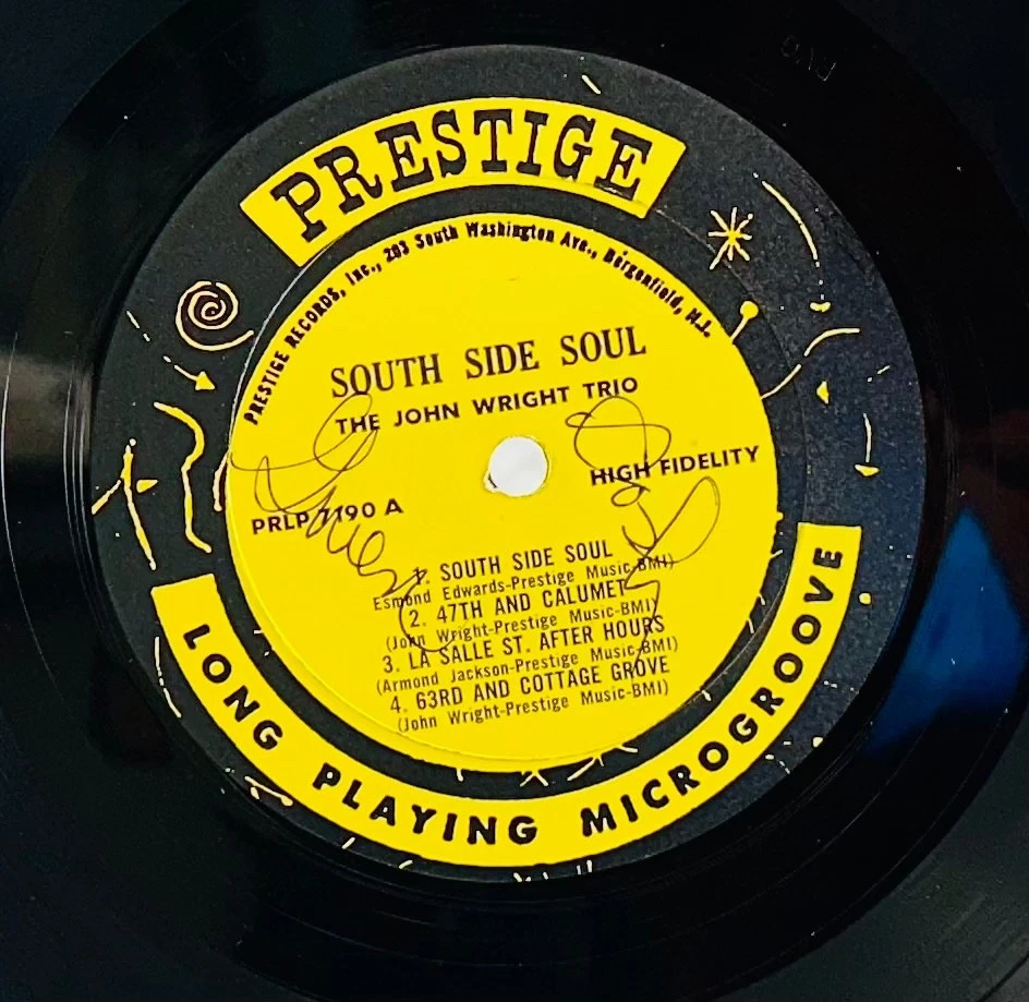 LP: The John Wright Trio,  South Side Soul, Prestige  PRLP 7190, Mono, No deep g Foto 3 de 4