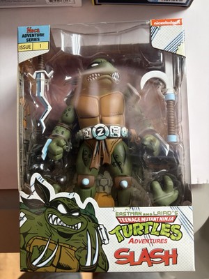 NECA TMNT Adventures   Slash 7'' Action Figure (Adventure Series Issue #1, 2022)
