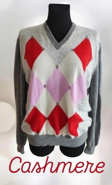 Women & Other Stories Sweater Grey Cashmere 42 /