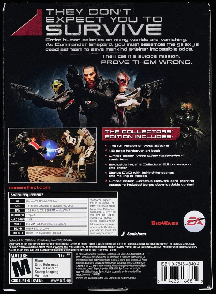 Mass Effect 2: Collector's Edition, WATA 9.4 A++ - Image 4 of 4