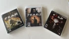 New ListingSony PlayStation 3 PS3 F.E.A.R. FEAR Trilogy 1 2 3 Lot