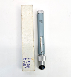 Vintage Selsi #292 20x-60x Pocket Microscope w/ Box Made in Japan