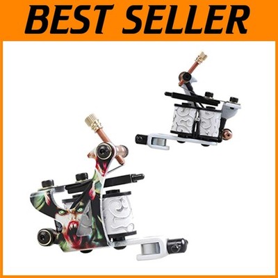 Complete Tattoo Kit with 9 Coils Machines
