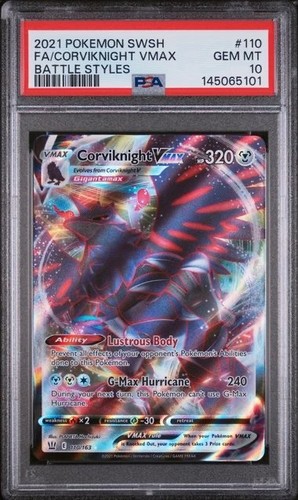 Corviknight VMAX graded PSA 10 for sale on eBay