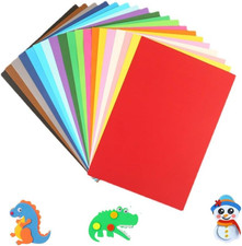 Fogli Di Gomma EVA Colorati 20 Pezzi Multicolore Foam Board Artigianato 300 Mm X