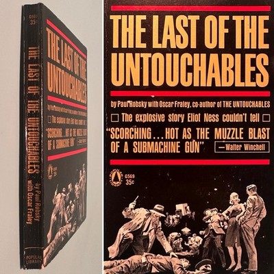 [1962] The Last of the Untouchables - Chicago Mafia Al Capone Vintage Paperback
