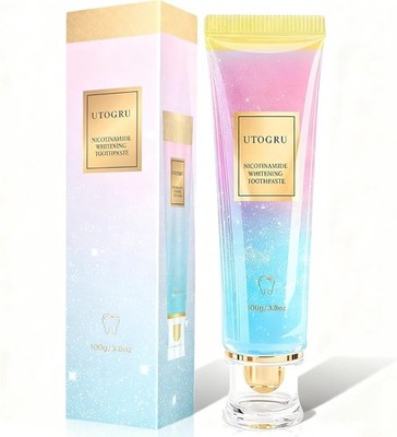 UTOGRU Niacinamide Whitening Toothpaste for Radiant White Teeth Care