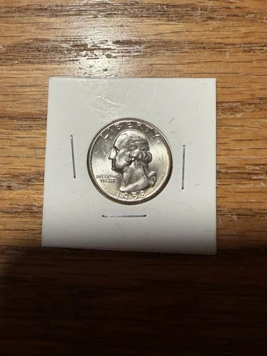 1958 BU Washington Quarter Uncirculated 90% Silver