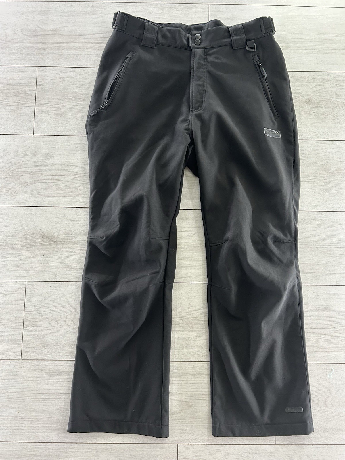 Trespass Softshell Trousers Black Waterproof Walk… - image 1