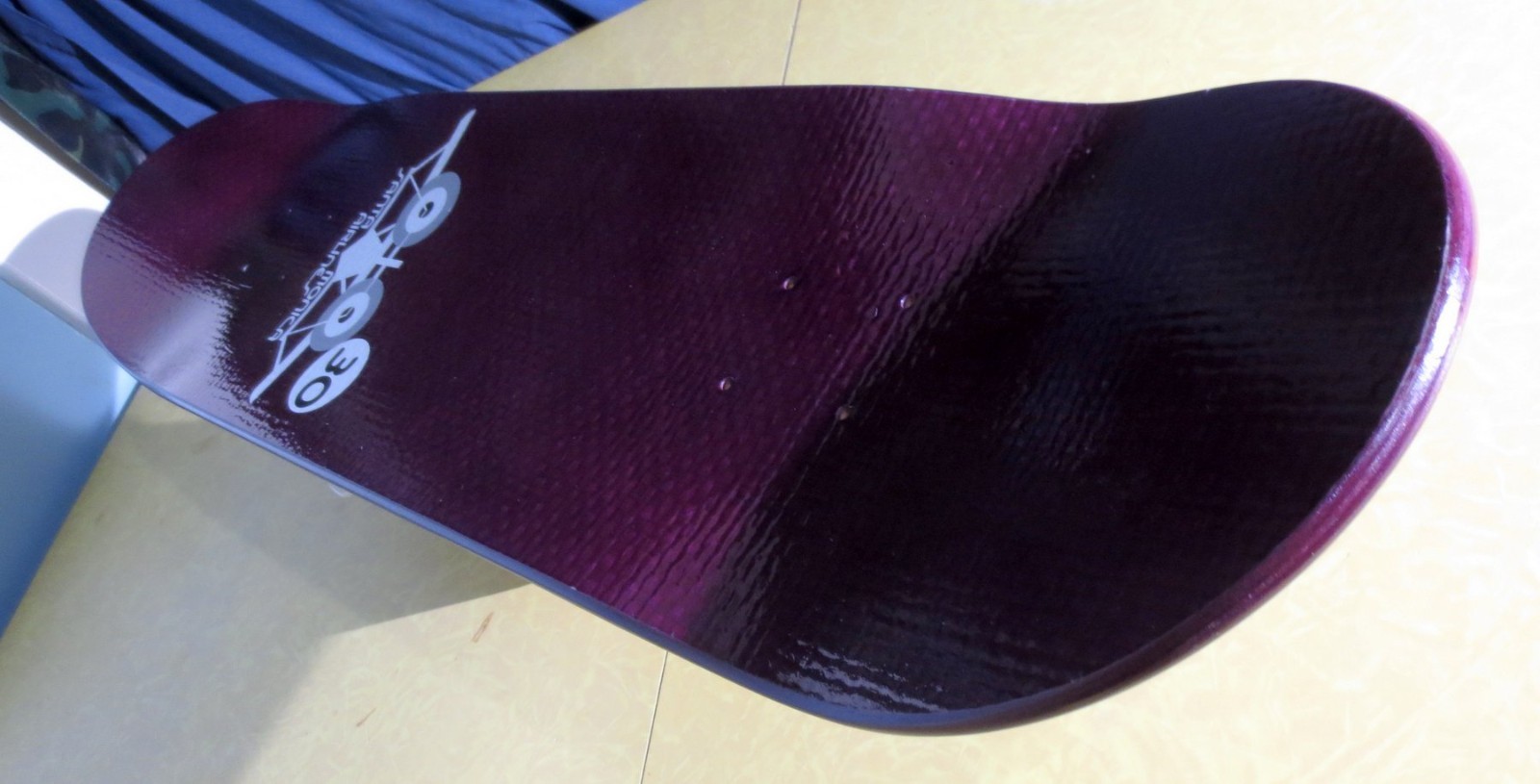 2008 SMA SANTA MONICA AIRLINES 30th Anniv Blackbird FIBERLAM Skateboard Deck NOS