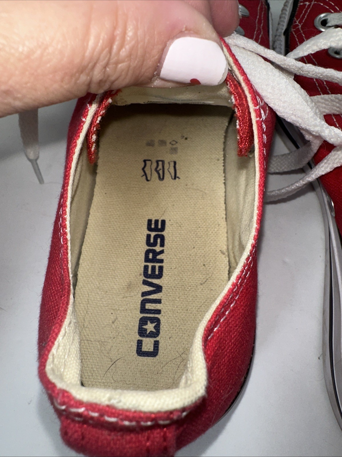 Converse All Star Red Casual Shoes Sneakers Size M 6.5 W 8.5 M9696 thumbnail 7