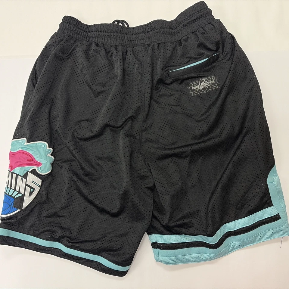 Розовый дельфин черный мужской XL Activewear баскетбол шорты Streetwear - Изображение 4 из 4