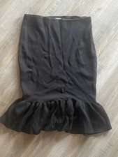 Max Studio Specialty Products Fit And Flare Knit Skirt With Ruffle Hem SZ. M