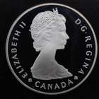 1985 Canada Silver Dollar Proof National Parks Moose Coin 1885-1985 Commemorativ