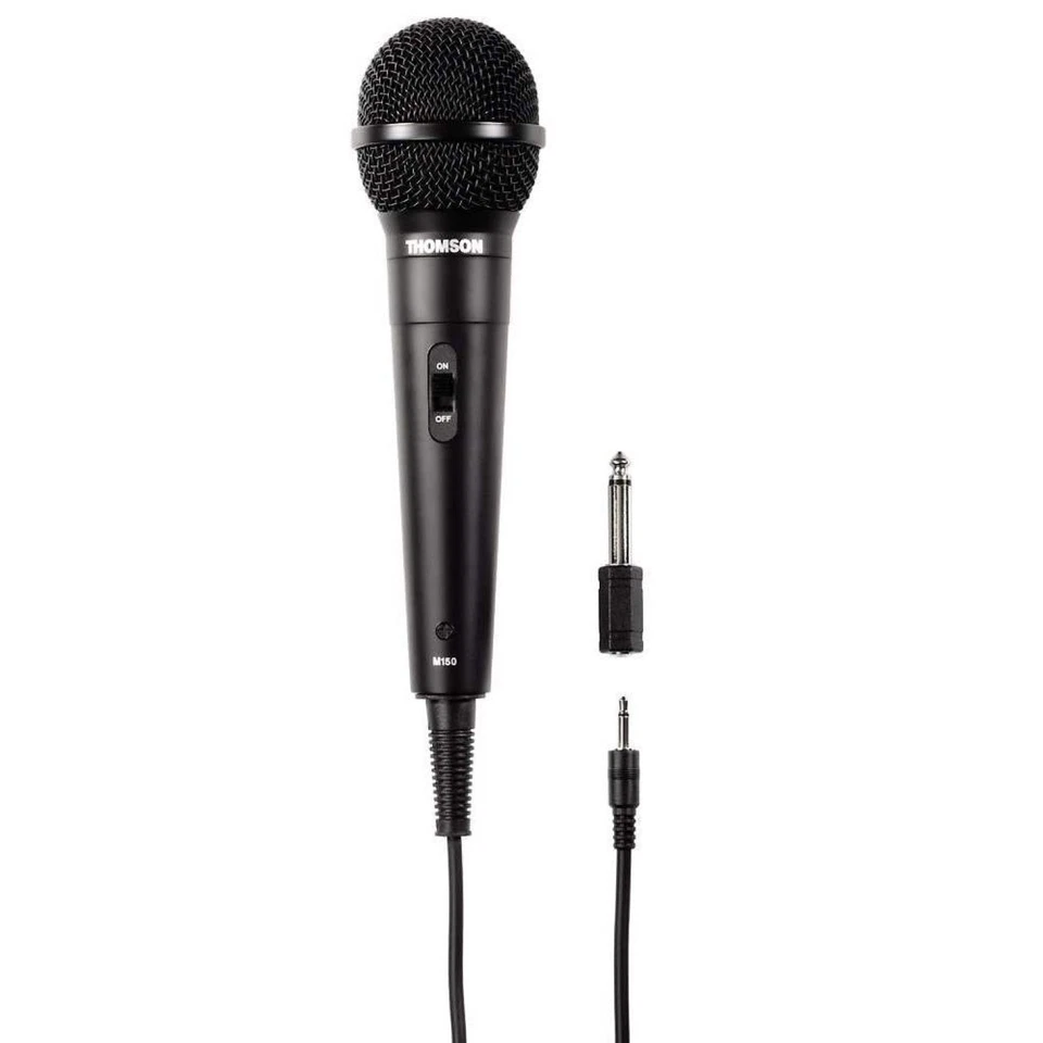 Thomson Dynamisches Mikrofon Handmikrofon 2,5m Kabel Mikro 3,5mm 6,35mm Party DJ - Bild 2 von 4