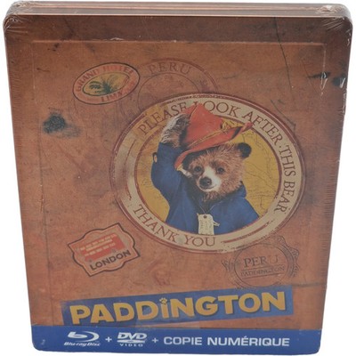 Paddington Blu-ray+DVD Steelbook Debossed Collector Special Fnac Limited 2015 B