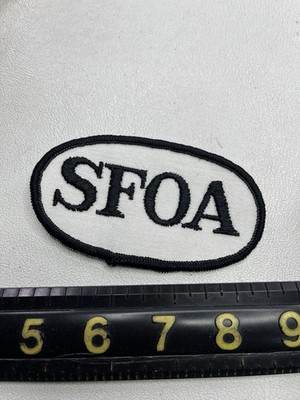 Unknown Letter Initials S F O A SFOA Patch T180