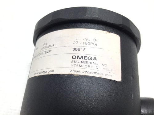 Omega AN205SXW00 Piston Actuated Valve 1/2" NPT Stainless Steel 316 - Picture 2 of 9