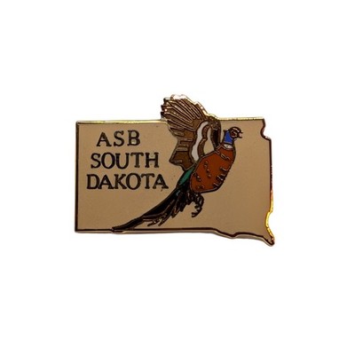 Associated School Board ASB South Dakota Pin - Ring Neck Pheasant