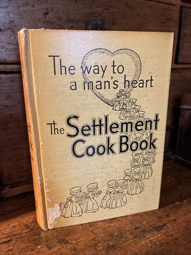 The Way To A Man's heart SETTLEMENT COOK BOOK 27th Ed. 1945-HB - Picture 1 of 6