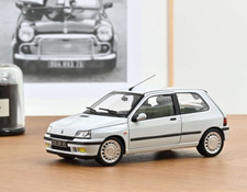 NOREV 1/18 Renault Clio 16S 1991 White French Hot Hatch Diecast NEW from JAPAN