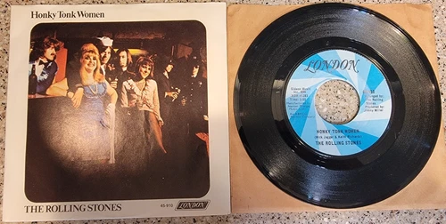 THE ROLLING STONES Honky Tonk Women / You Can't Always CLEAN! 7" London 45-910