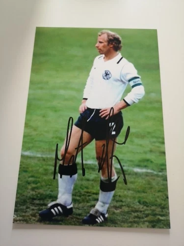 Berti Vogts original autograph autograph DFB football world champion 
