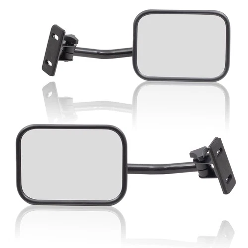 Manual Mirror fits 1976-1986 CJ7 Set 1981-1985 Scrambler 1987-2017 Wrangler