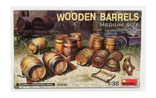 MINI ART 35630 1/35 Wooden Barrels. Medium Size
